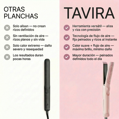 Plancha y rizador 3 en 1