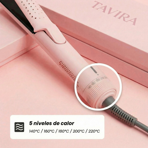 Plancha y rizador 3 en 1